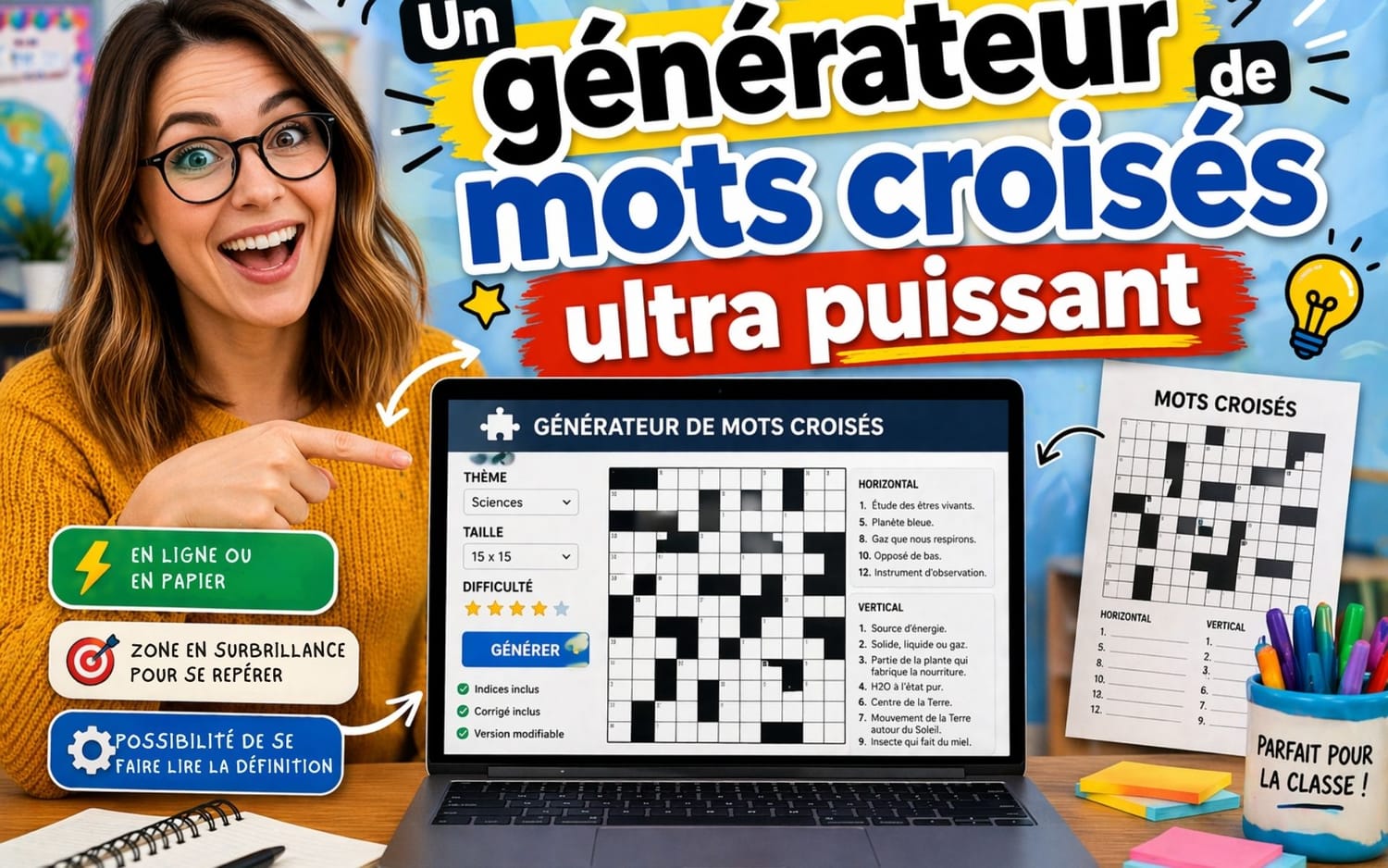 Le générateur de mots croisés