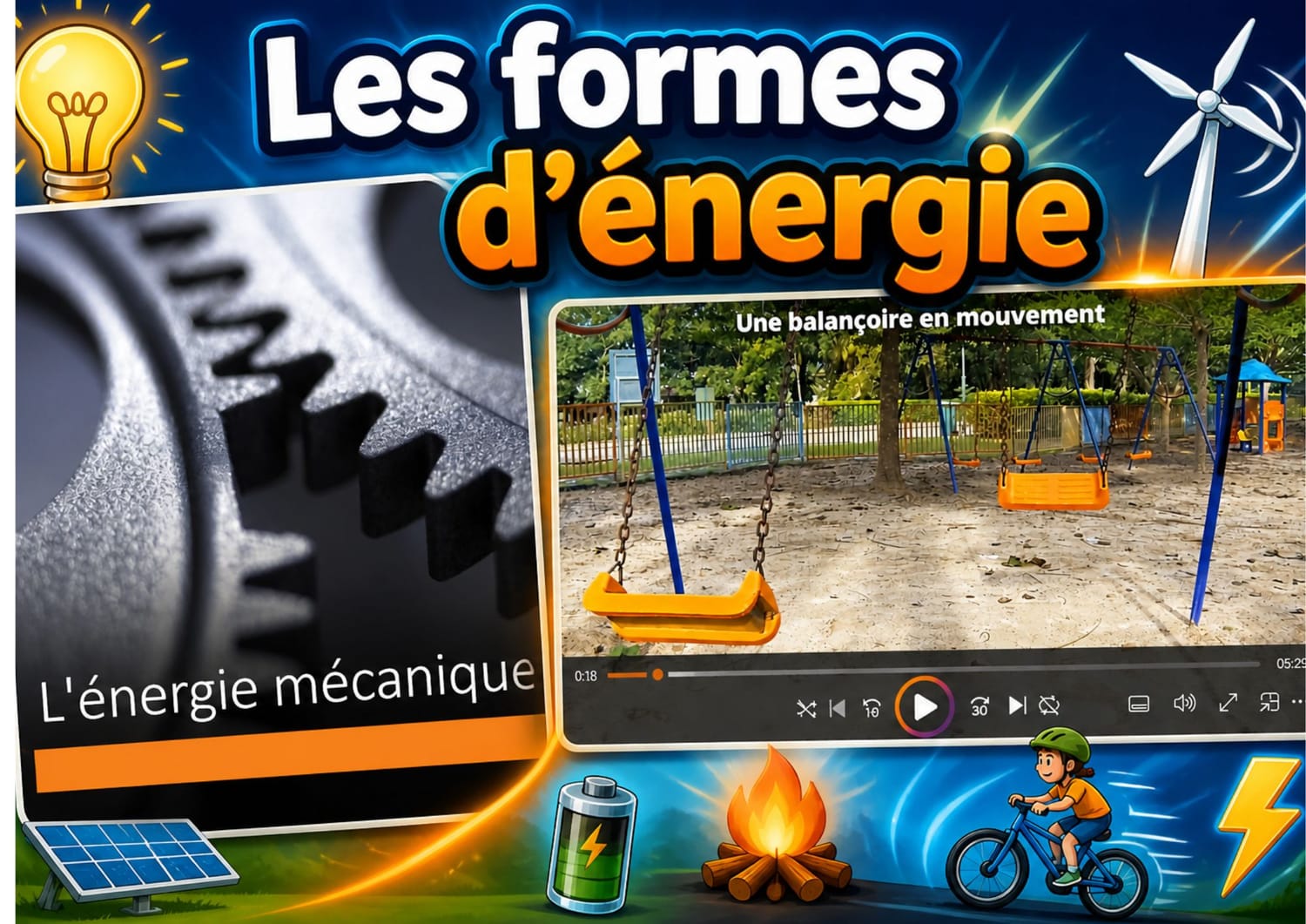 Les formes d'énergie