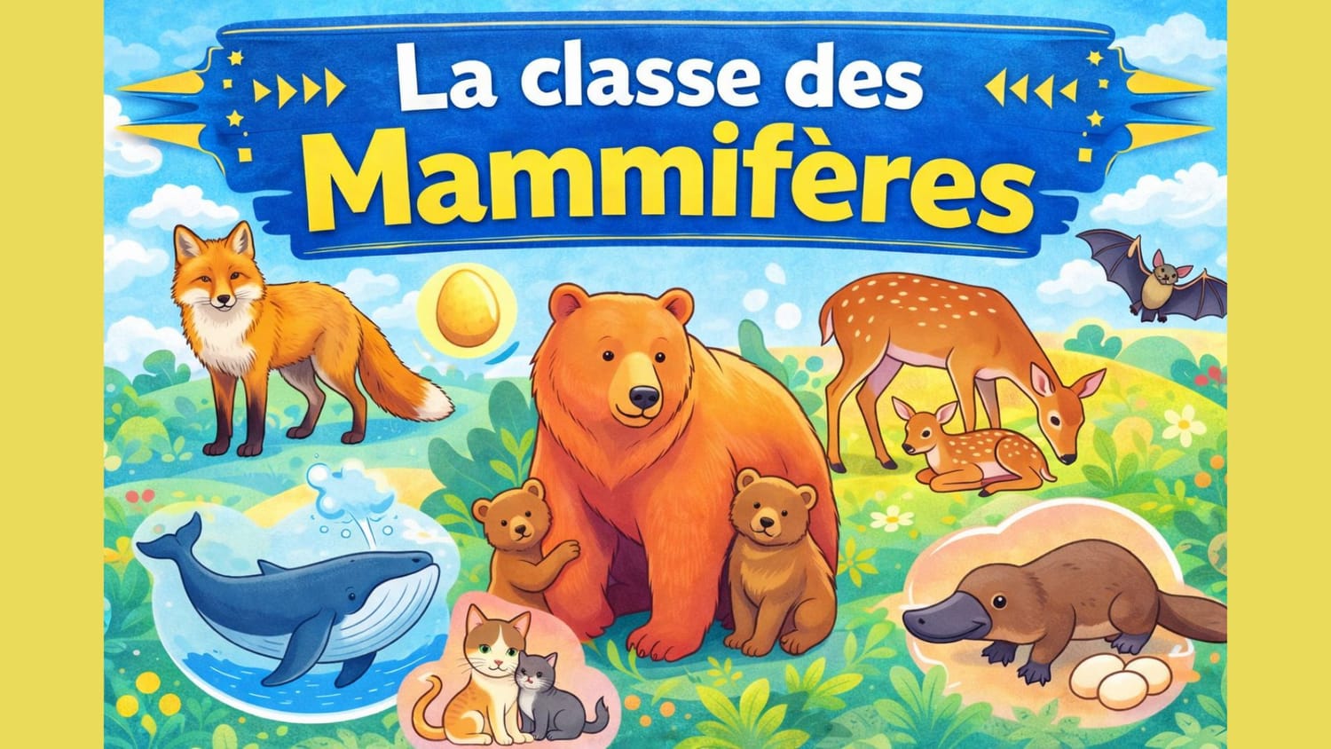 La classe des mammifères