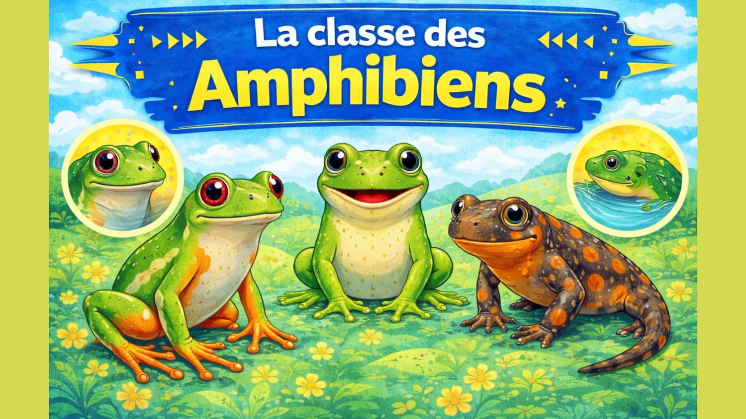 La classe des amphibiens