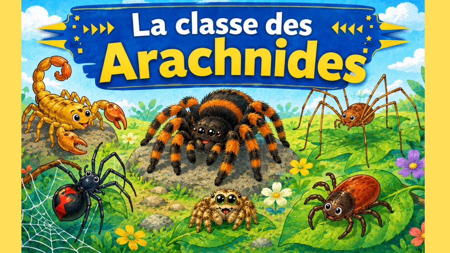 La classe des arachnides