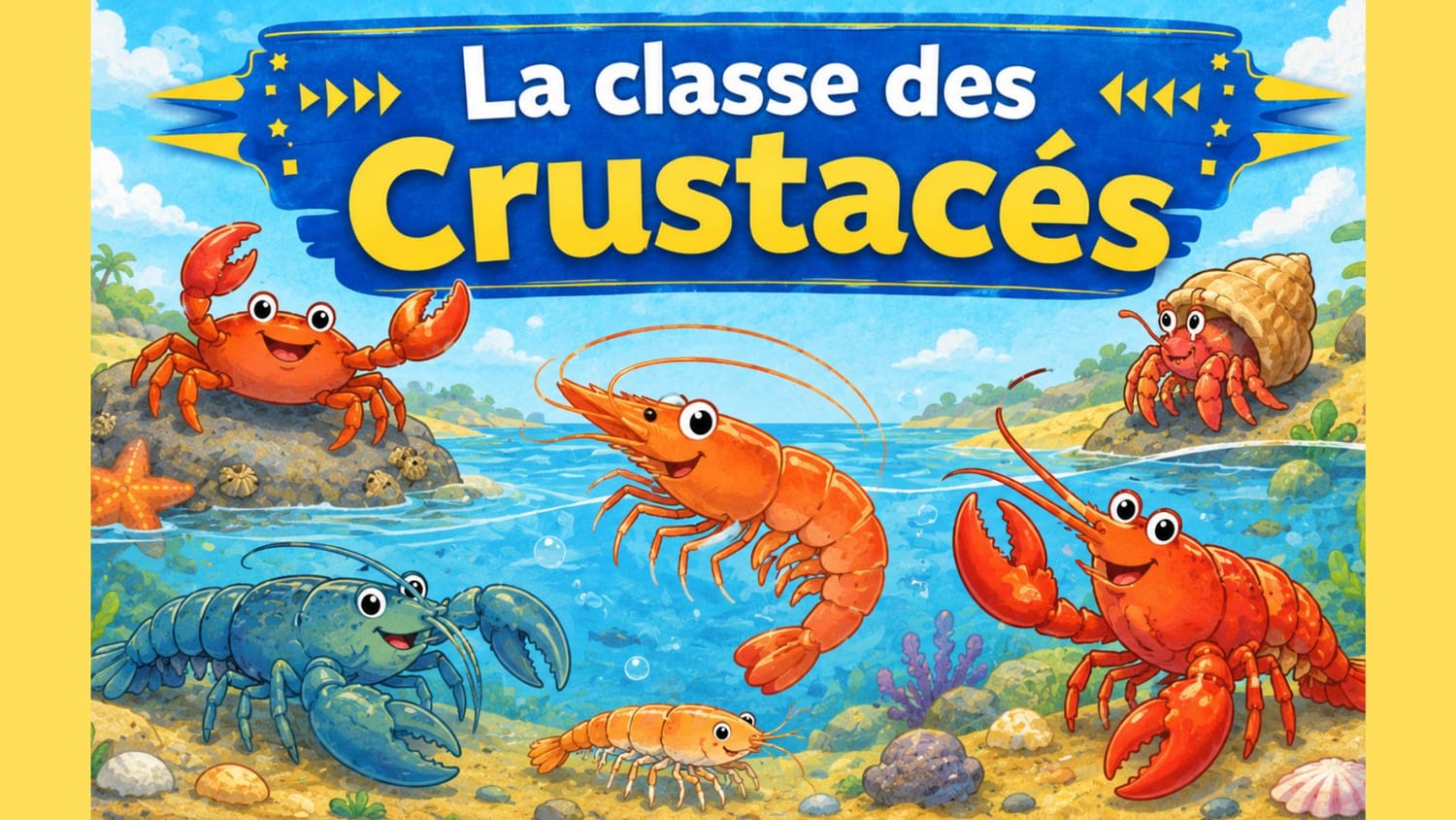 La classe des crustacés