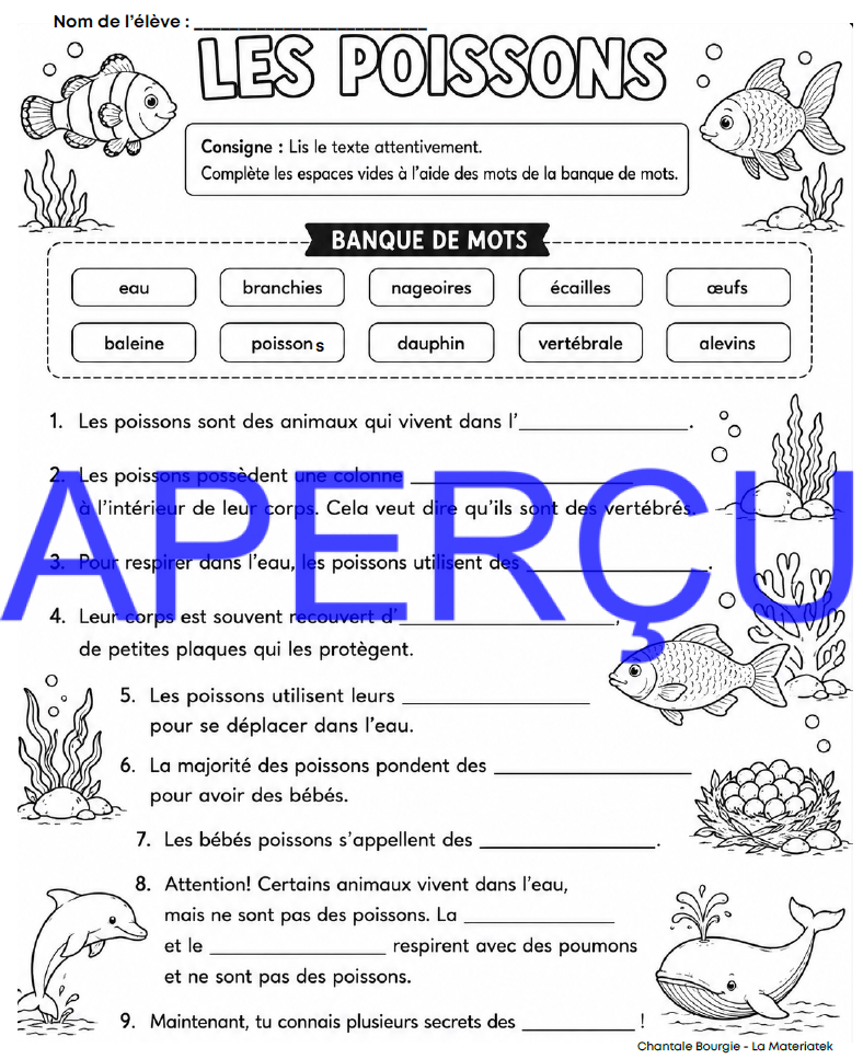 Extrait Poissons 3