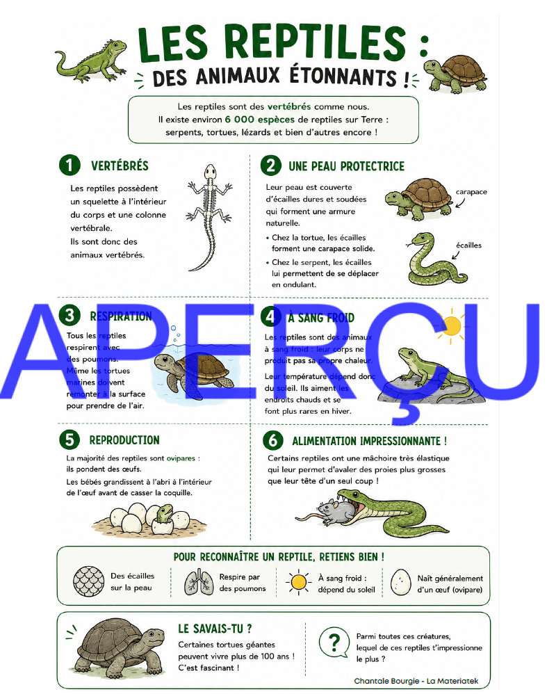 Extrait Reptiles 2