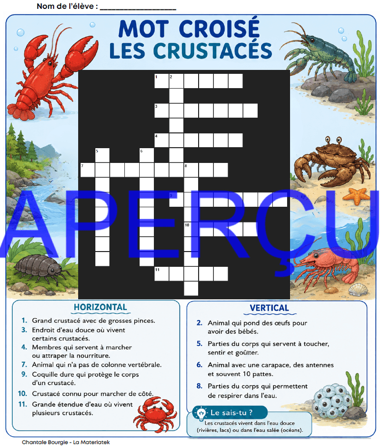 Extrait Crustacés 4