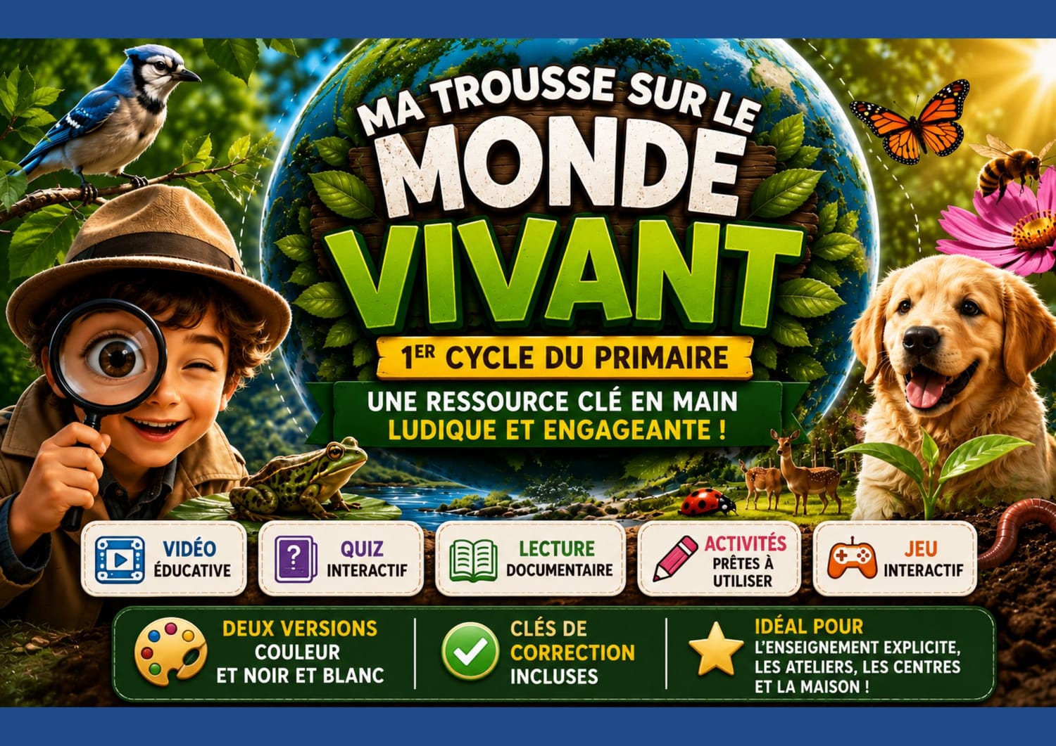 Trousse sur le monde vivant
