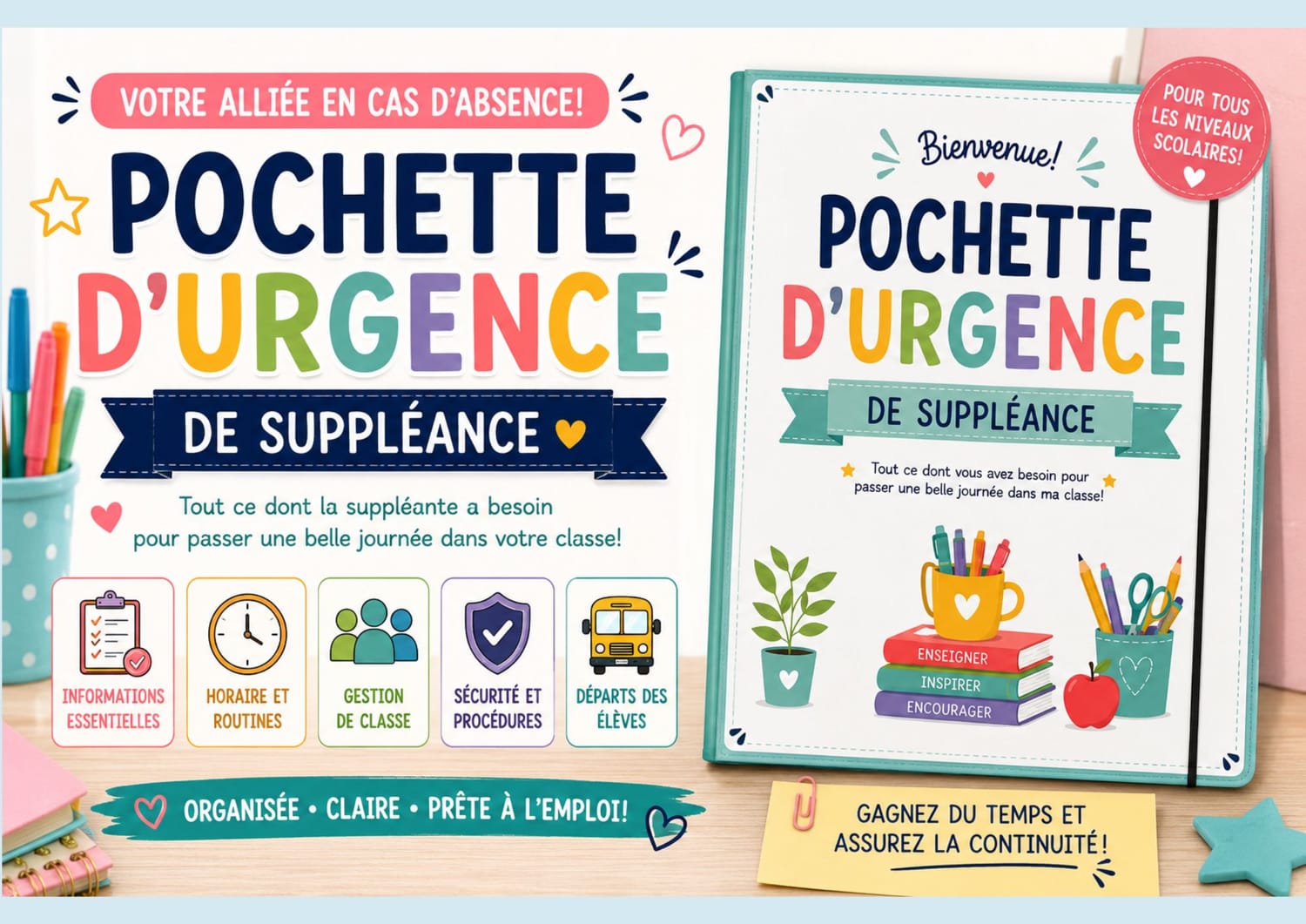 Pochette d’urgence de suppléance