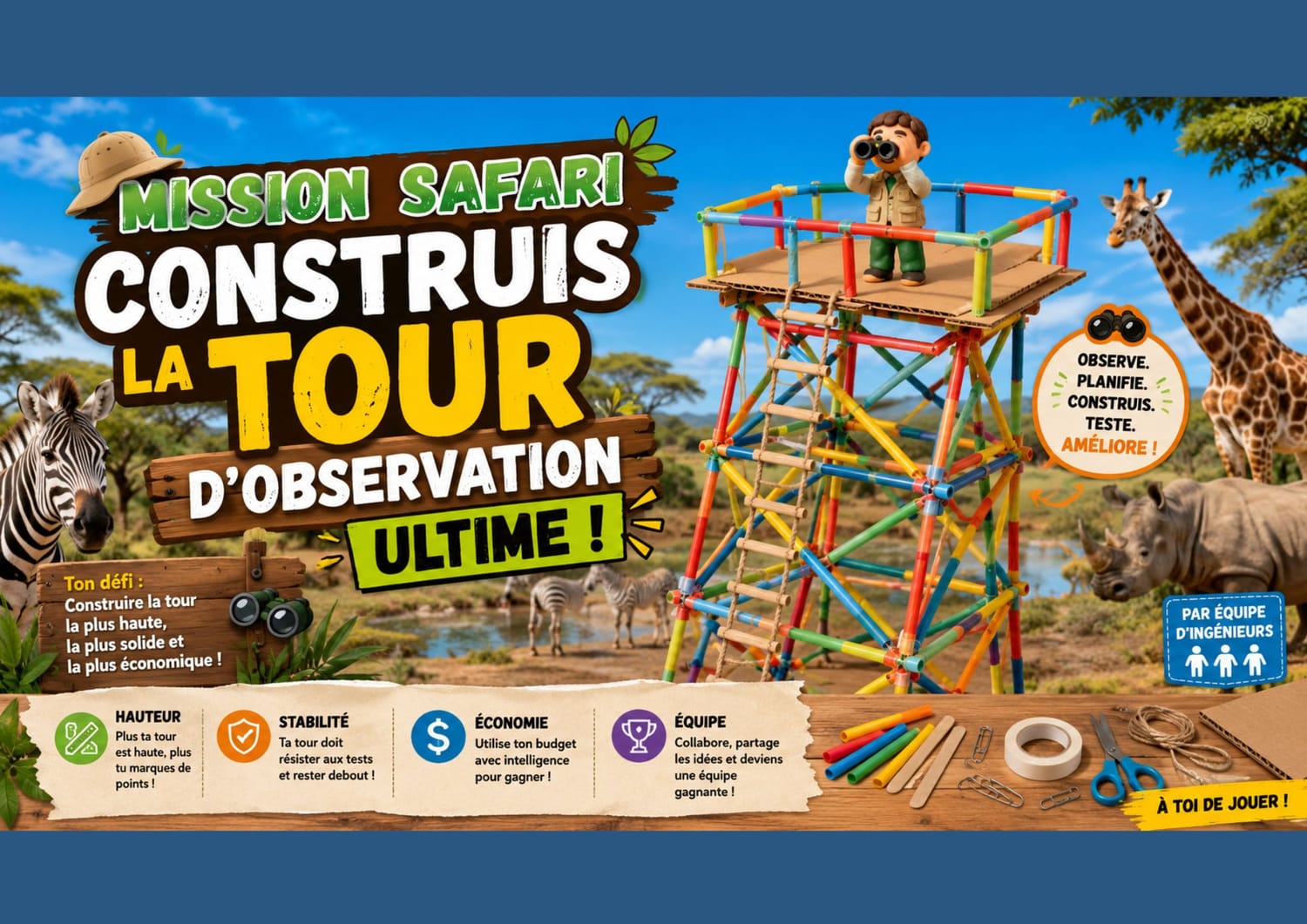 Défi: Mission safari
