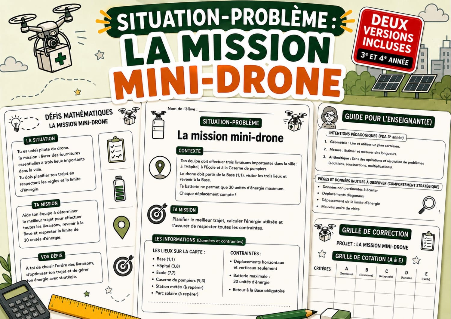 Situation-problème : Mission mini-drone