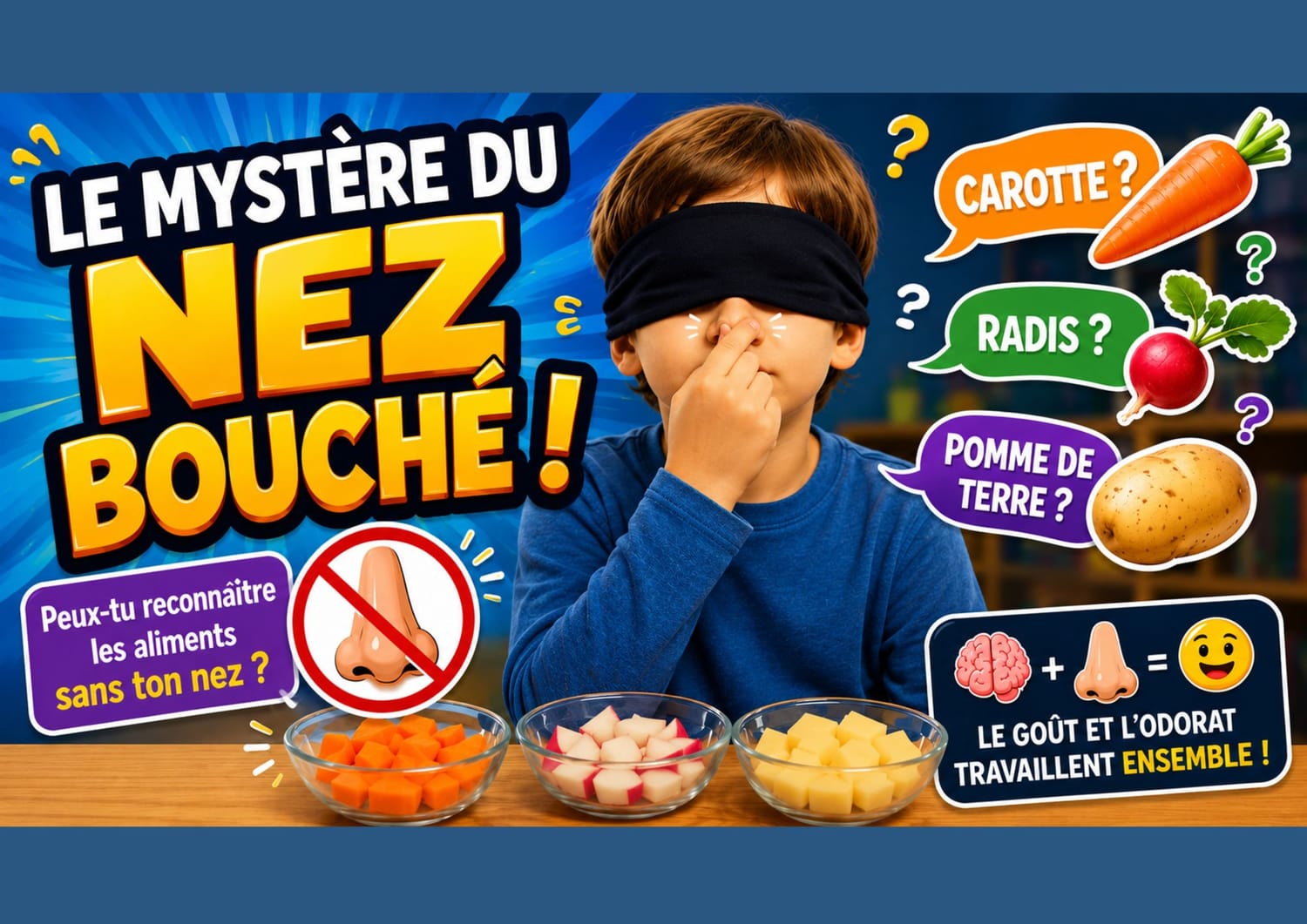 EXPÉRIENCE : Le mystère du nez bouché