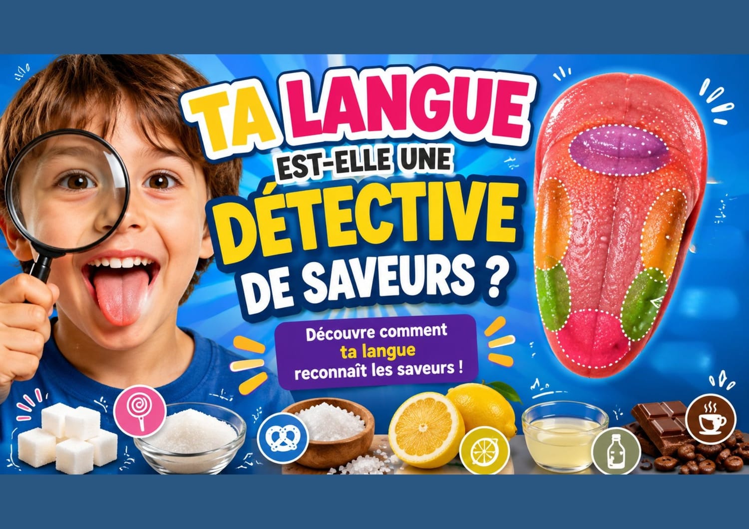 EXPÉRIENCE : La langue et les saveurs