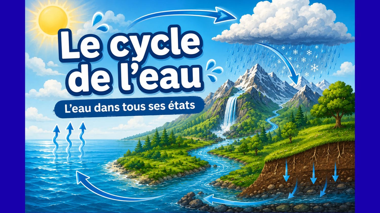 Le cycle de l'eau