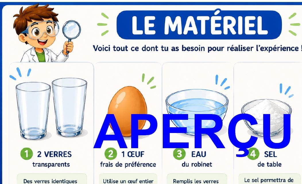 Extrait Faire flotter un œuf 1