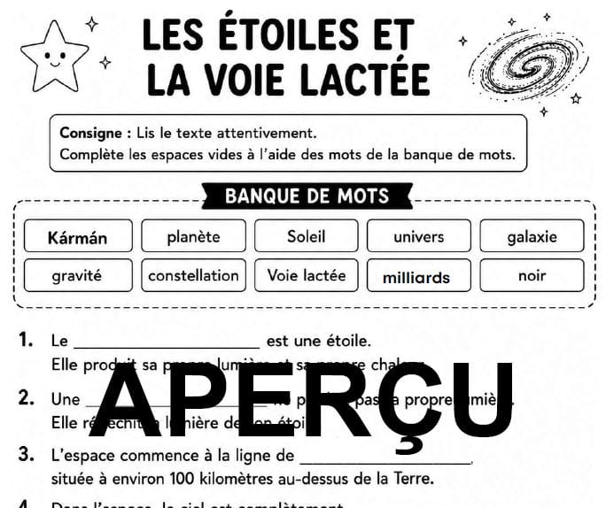Extrait Les étoiles 3