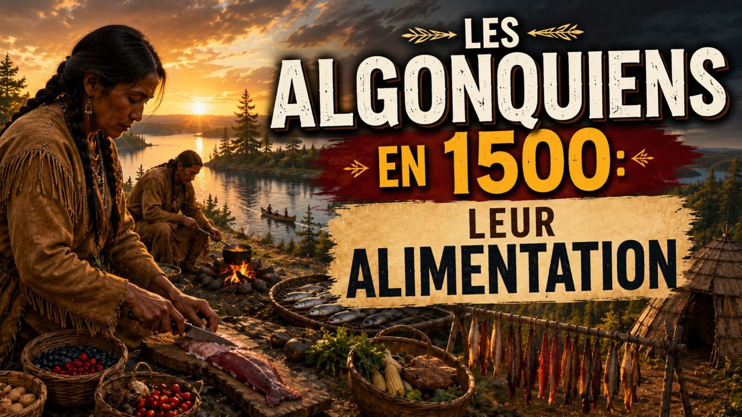 L'alimentation des Algonquiens