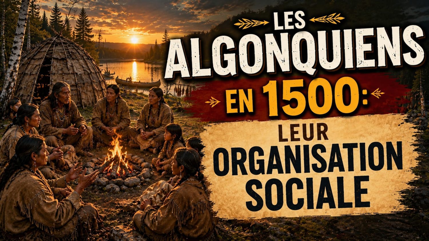 L'organisation sociale des Algonquiens