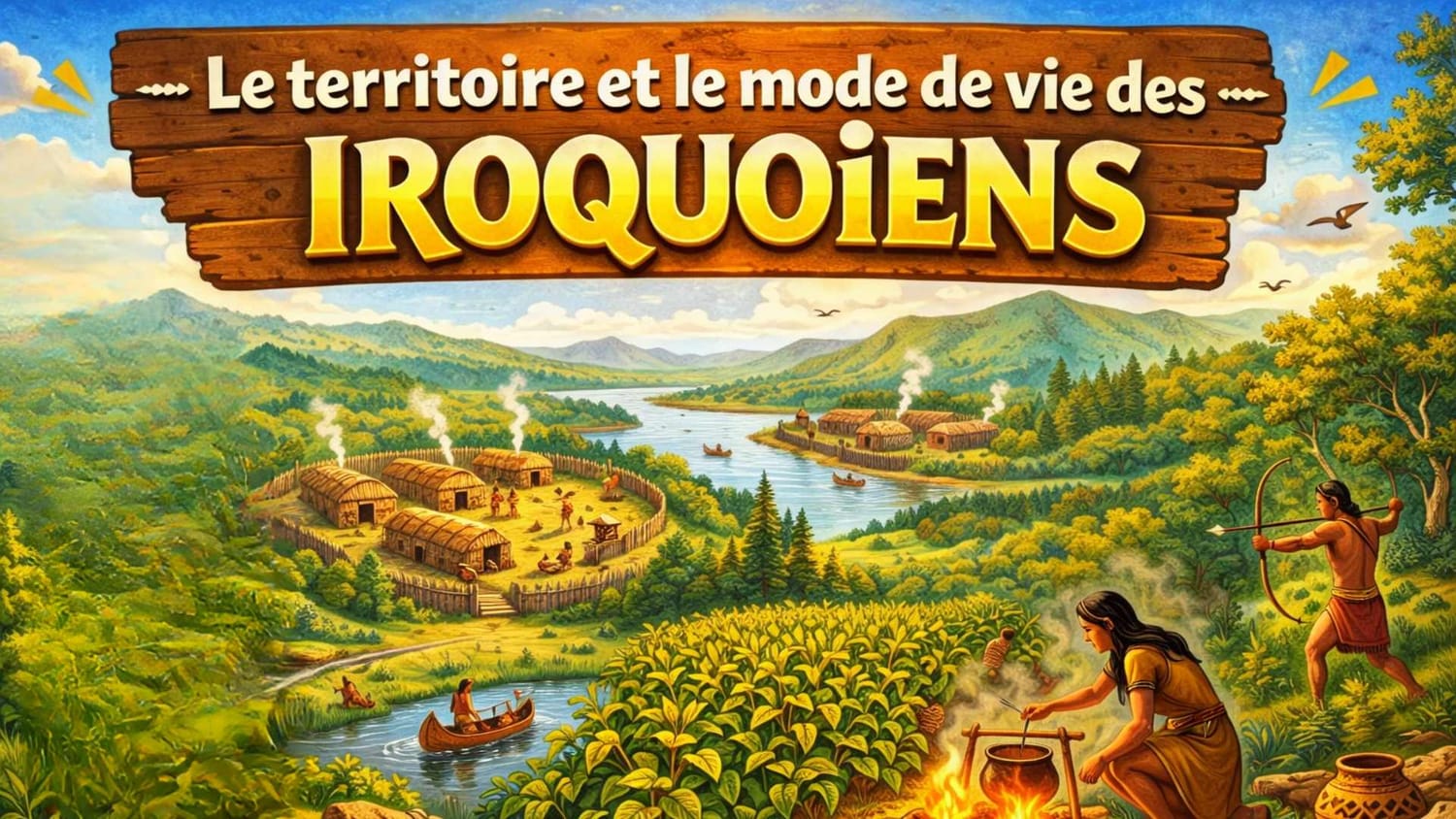Le territoire des Iroquoiens