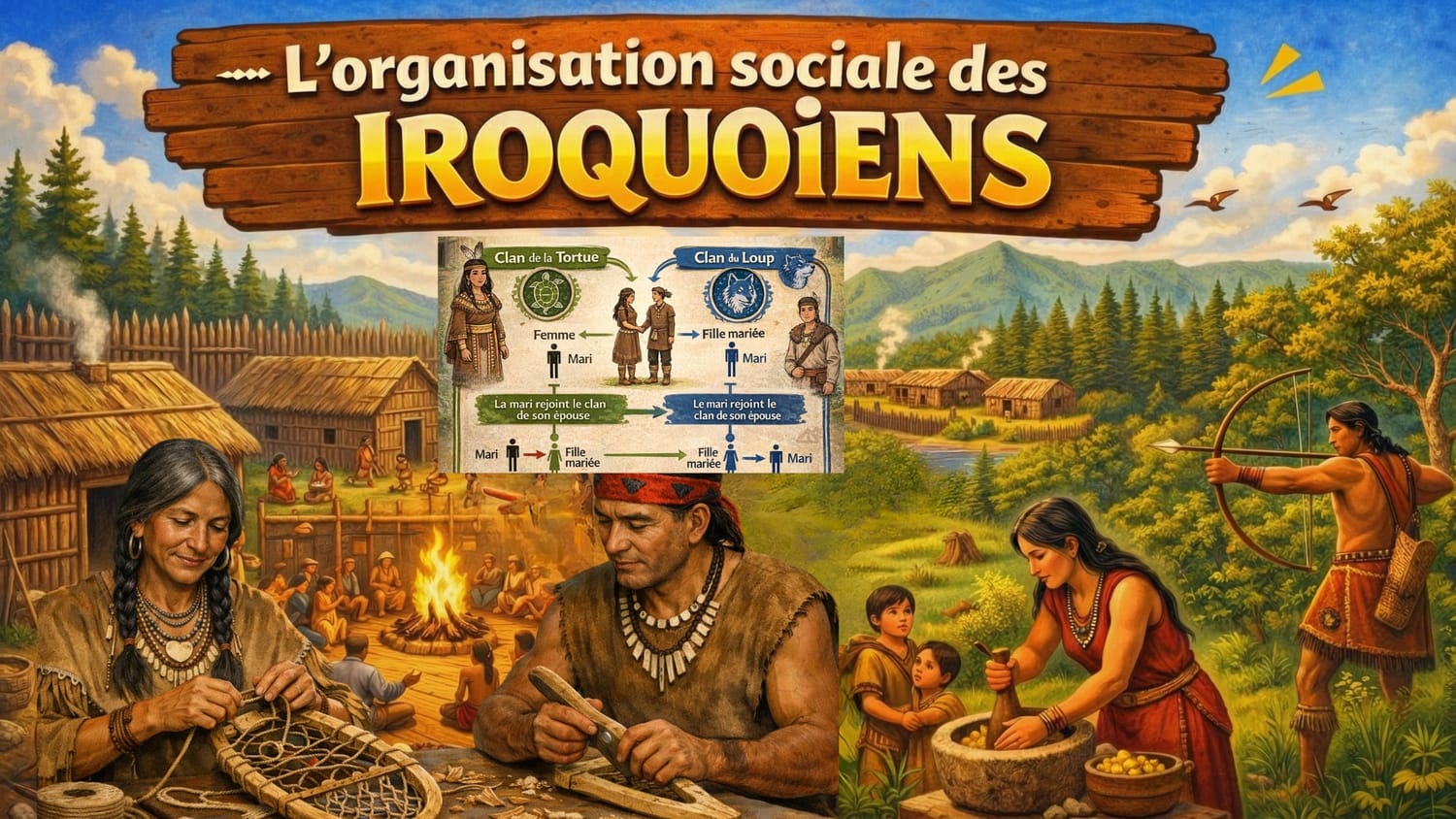 L’organisation sociale des Iroquoiens