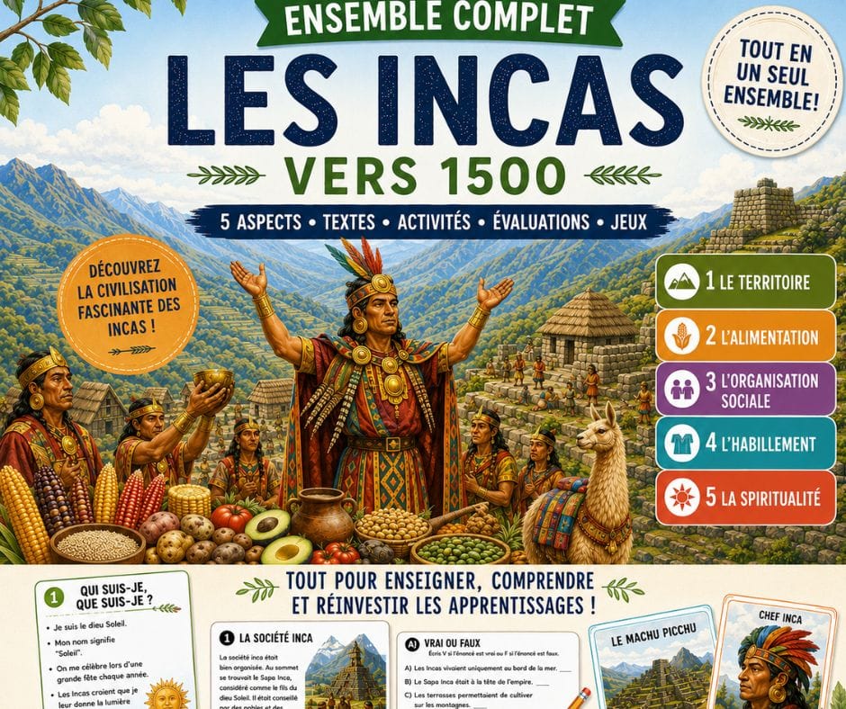 Les Incas vers 1500 – ENSEMBLE ET BONUS