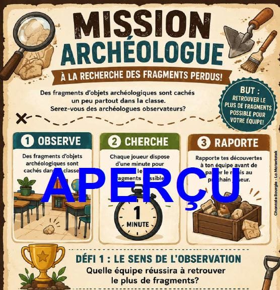 Défi archéologique