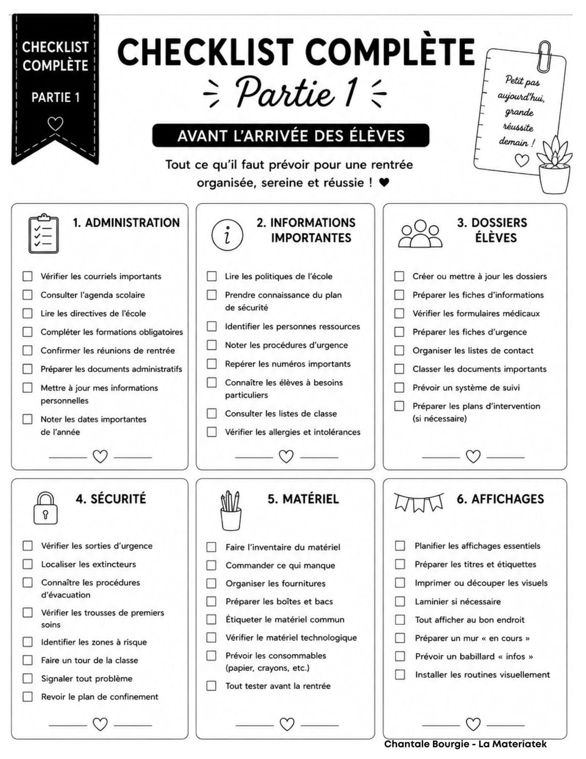 Guide de préparation pour les enseignants