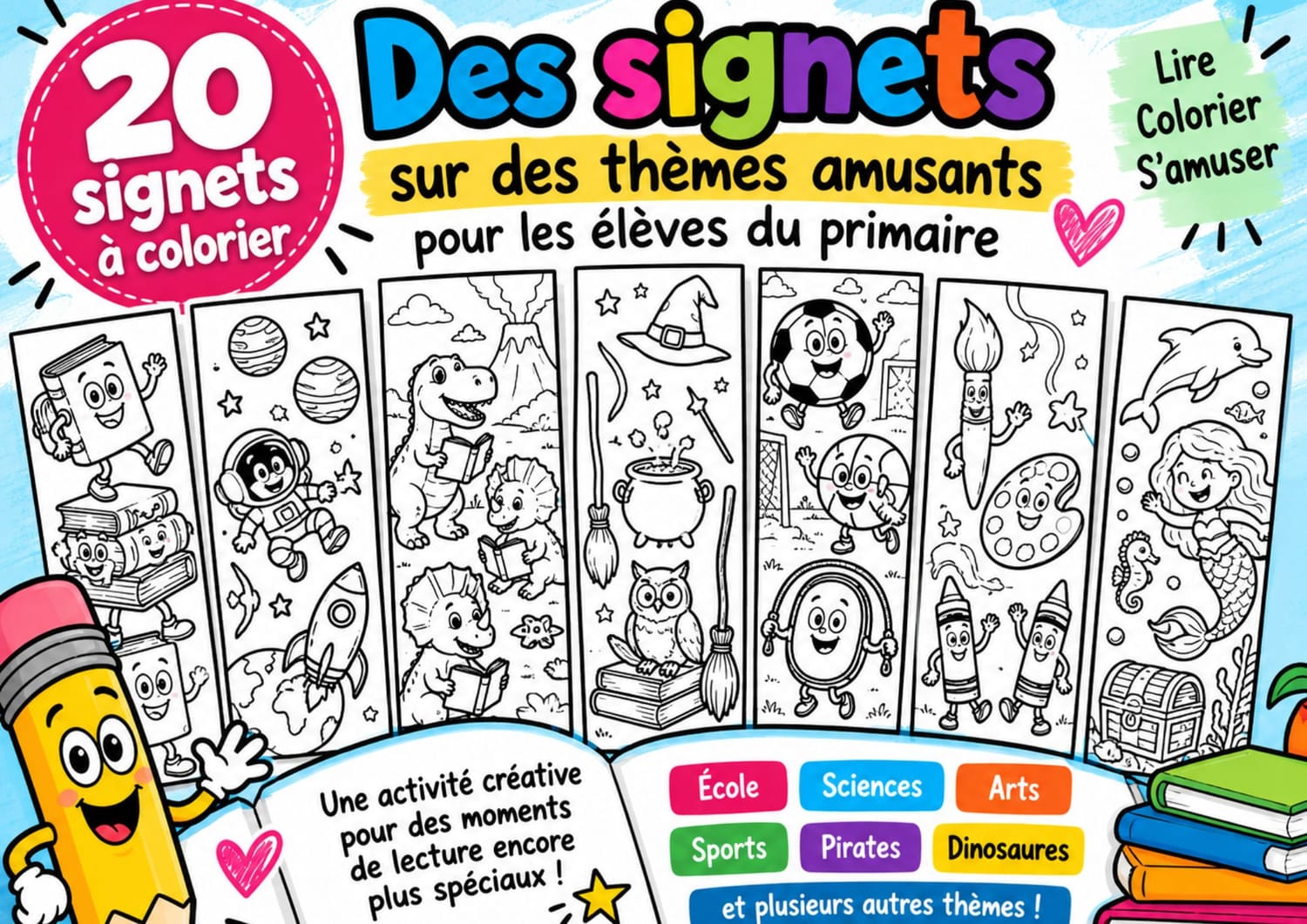 Signets à colorier