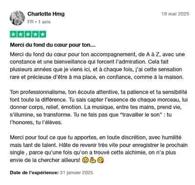 Avis client