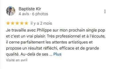 Avis client