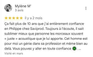 Avis client