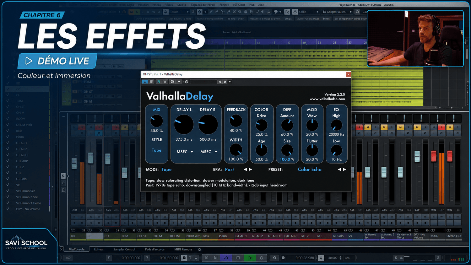 Ressource sur les effets de mixage