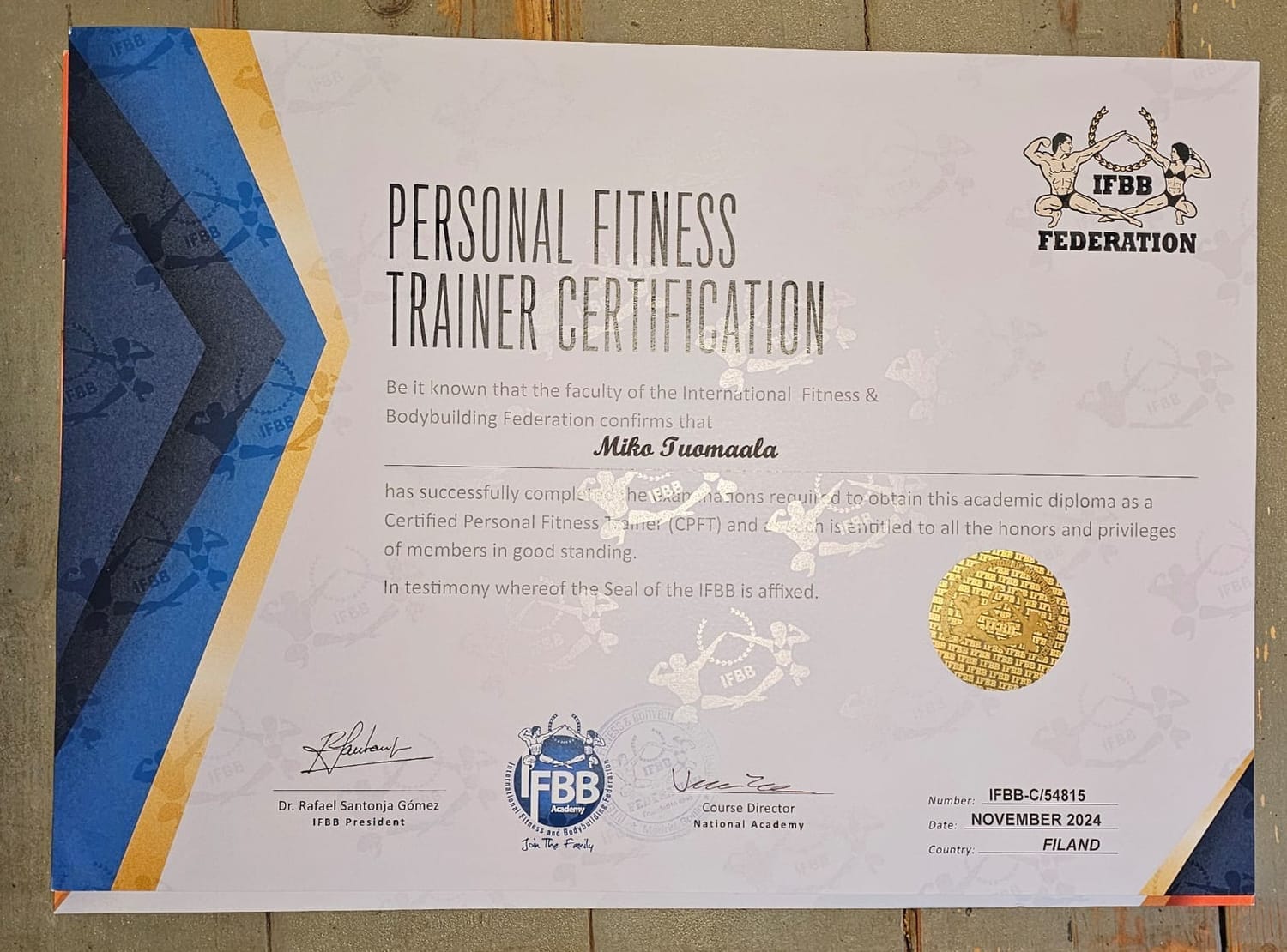 IFBB Personal Trainer
