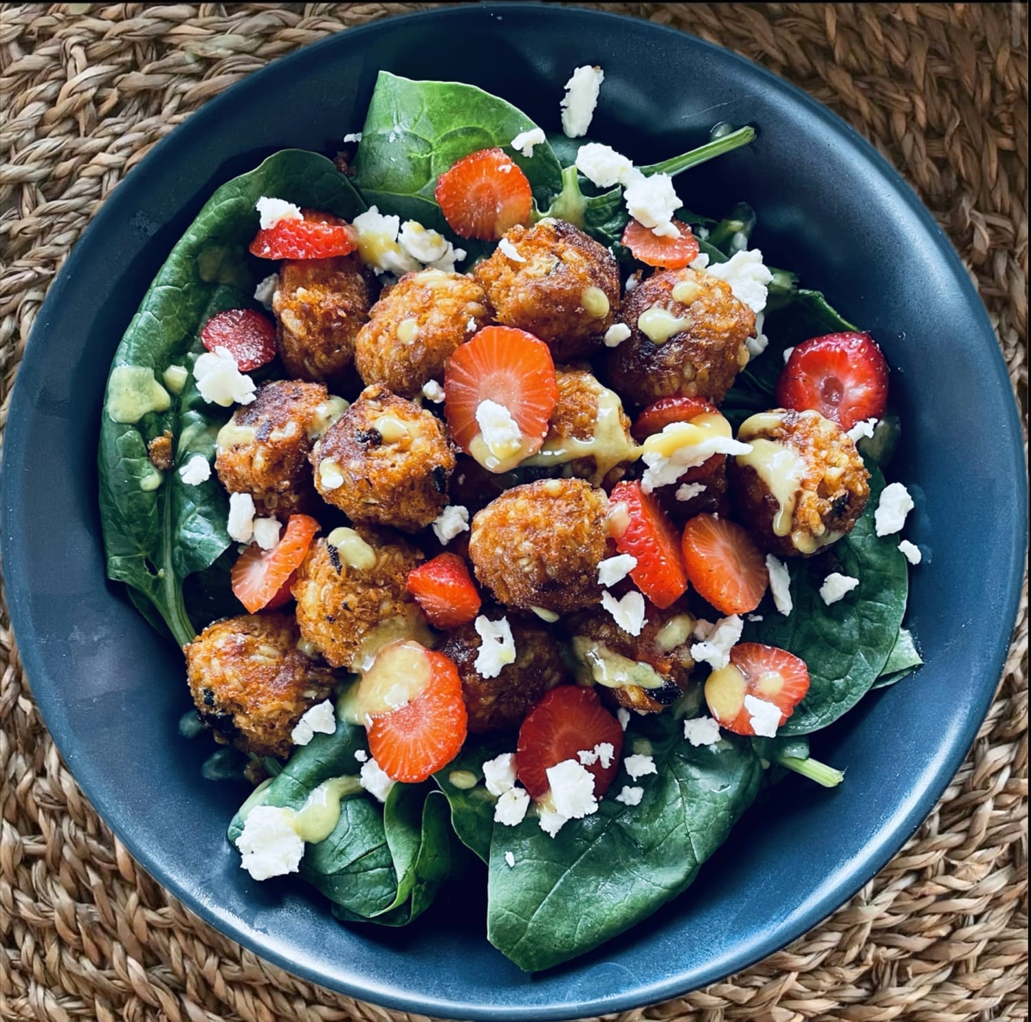 Veggie Balls with Spinach