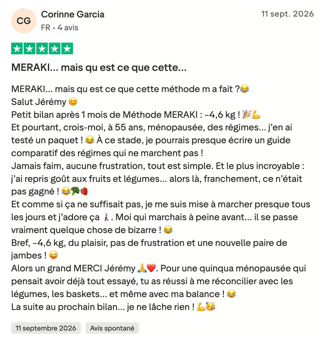 Avis Trustpilot MERAKI