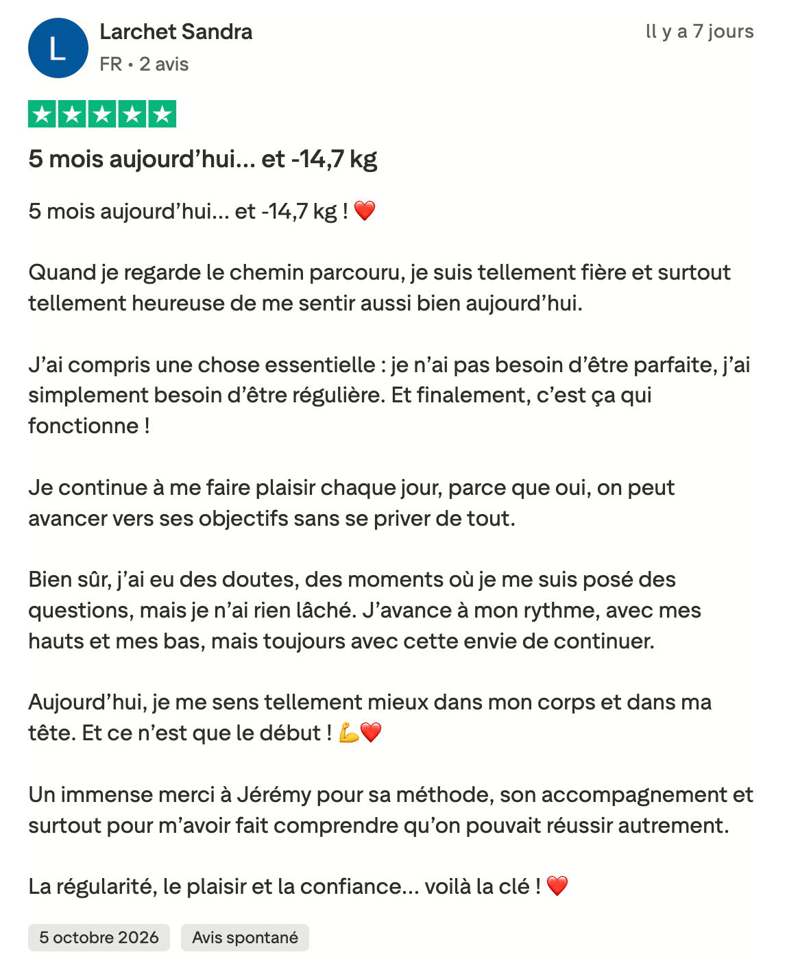 Avis Trustpilot MERAKI