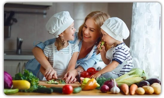 Un repas serein en famille