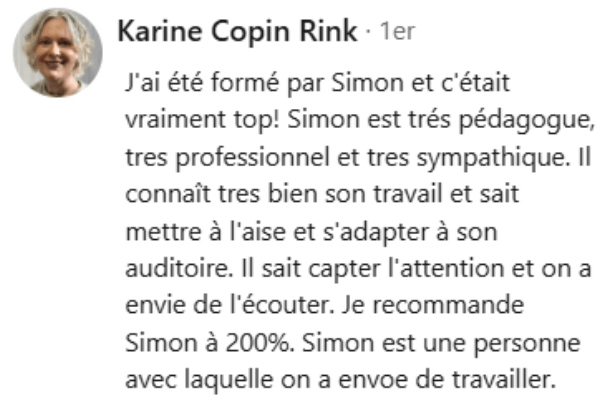 témoignage client Manon