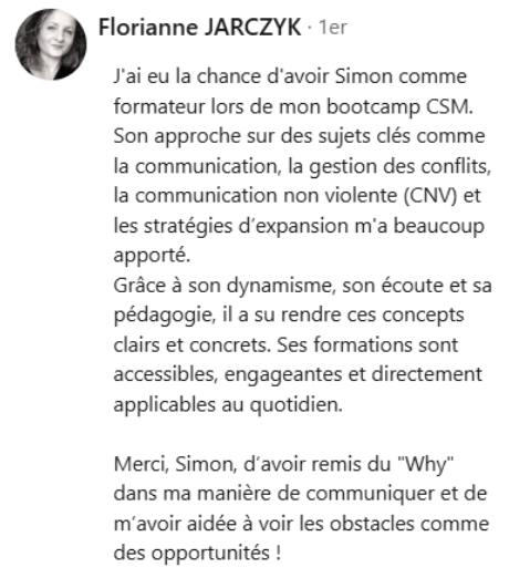 témoignage client Manon