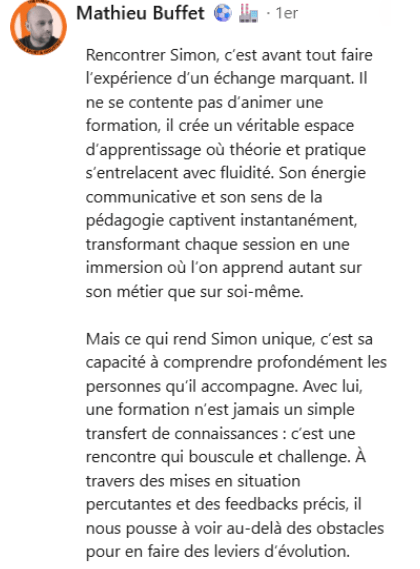 témoignage client Manon