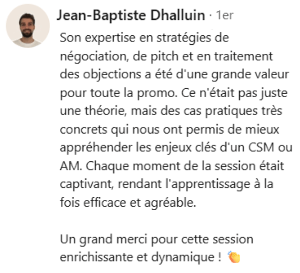 témoignage client Manon