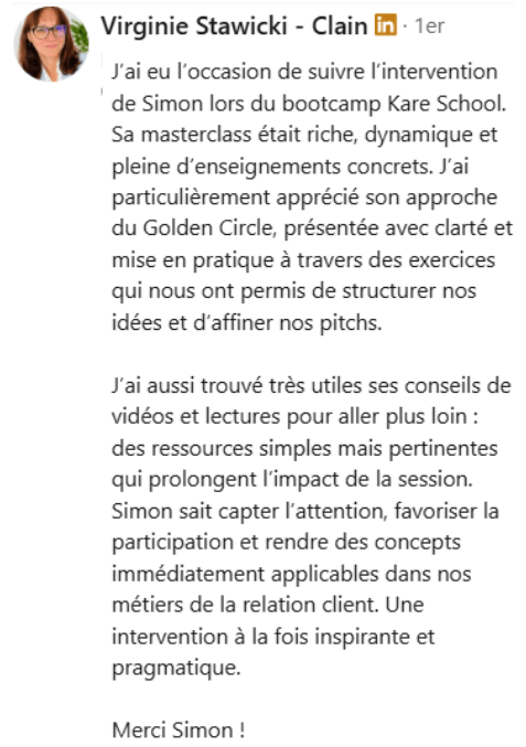 témoignage client Manon