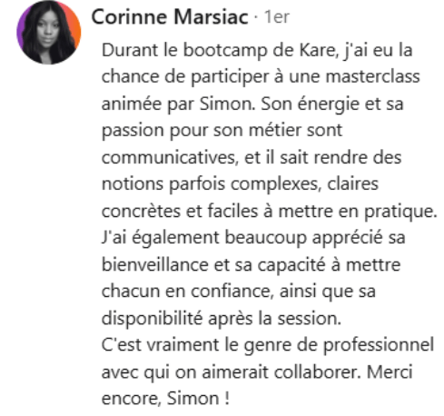 témoignage client Manon