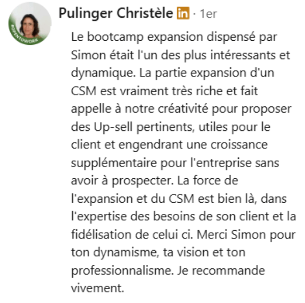 témoignage client Manon