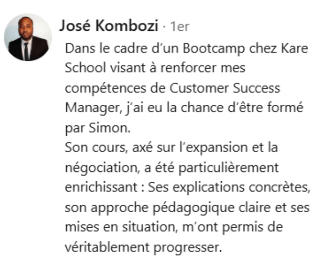 témoignage client Manon