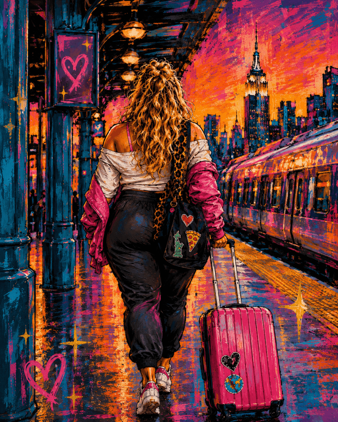 Fictional character Olivia O’Dell at the subway
