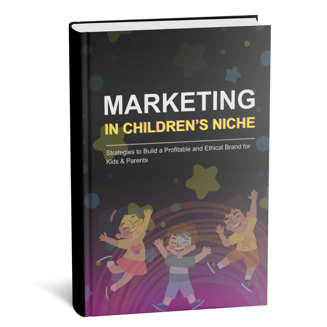 Marketing In Children's Niche - Editable eBook Bundle Mockup for DigitalPLRBase