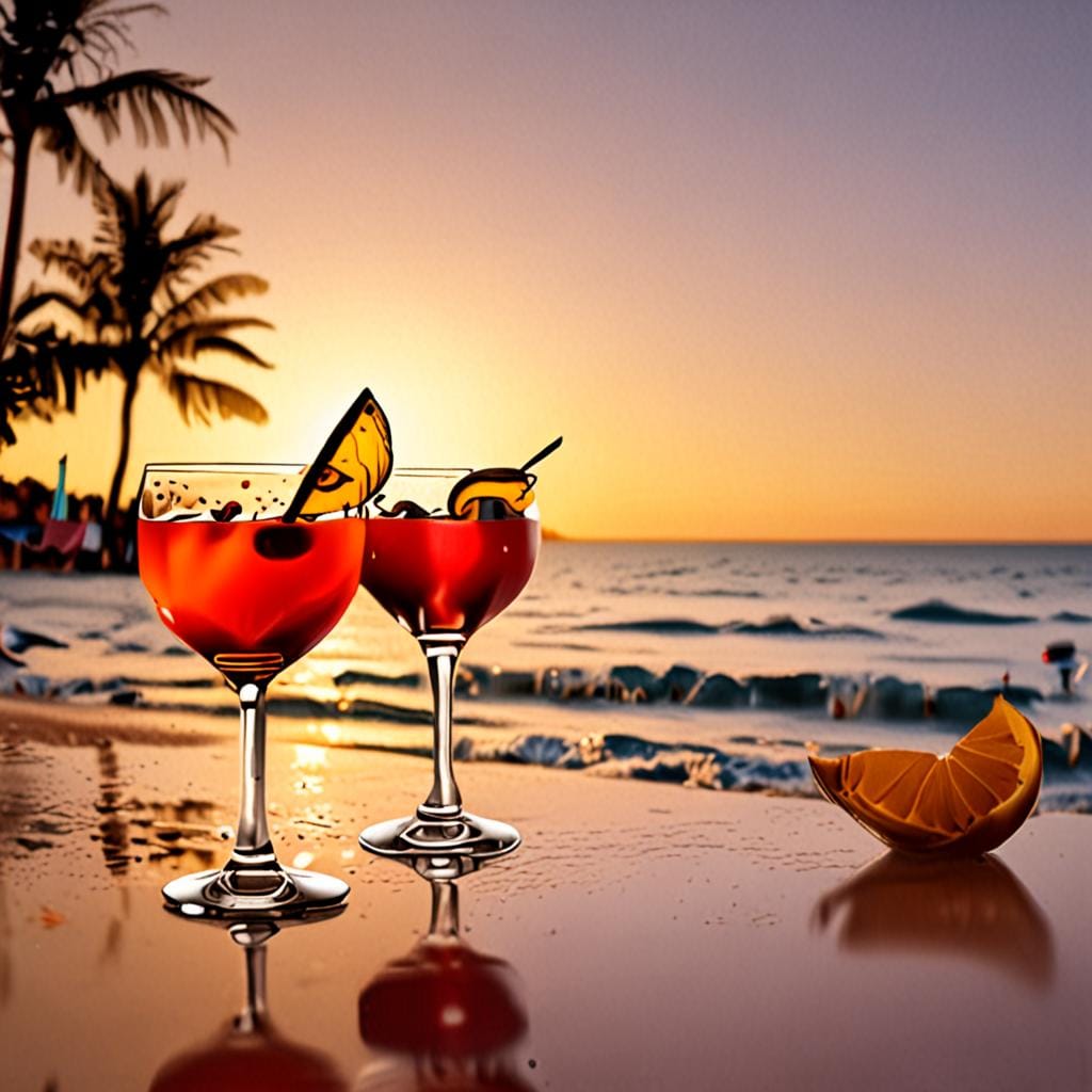 marbella cocktails sunset