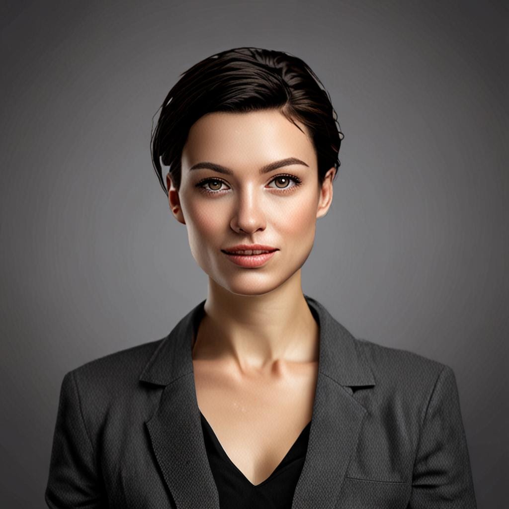 confident woman portrait
