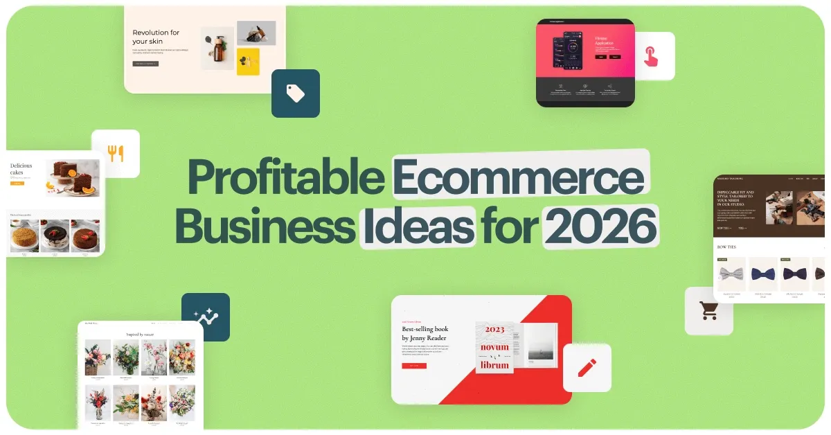 Profitable Ecommerce Business Ideas for 2026 cover image.