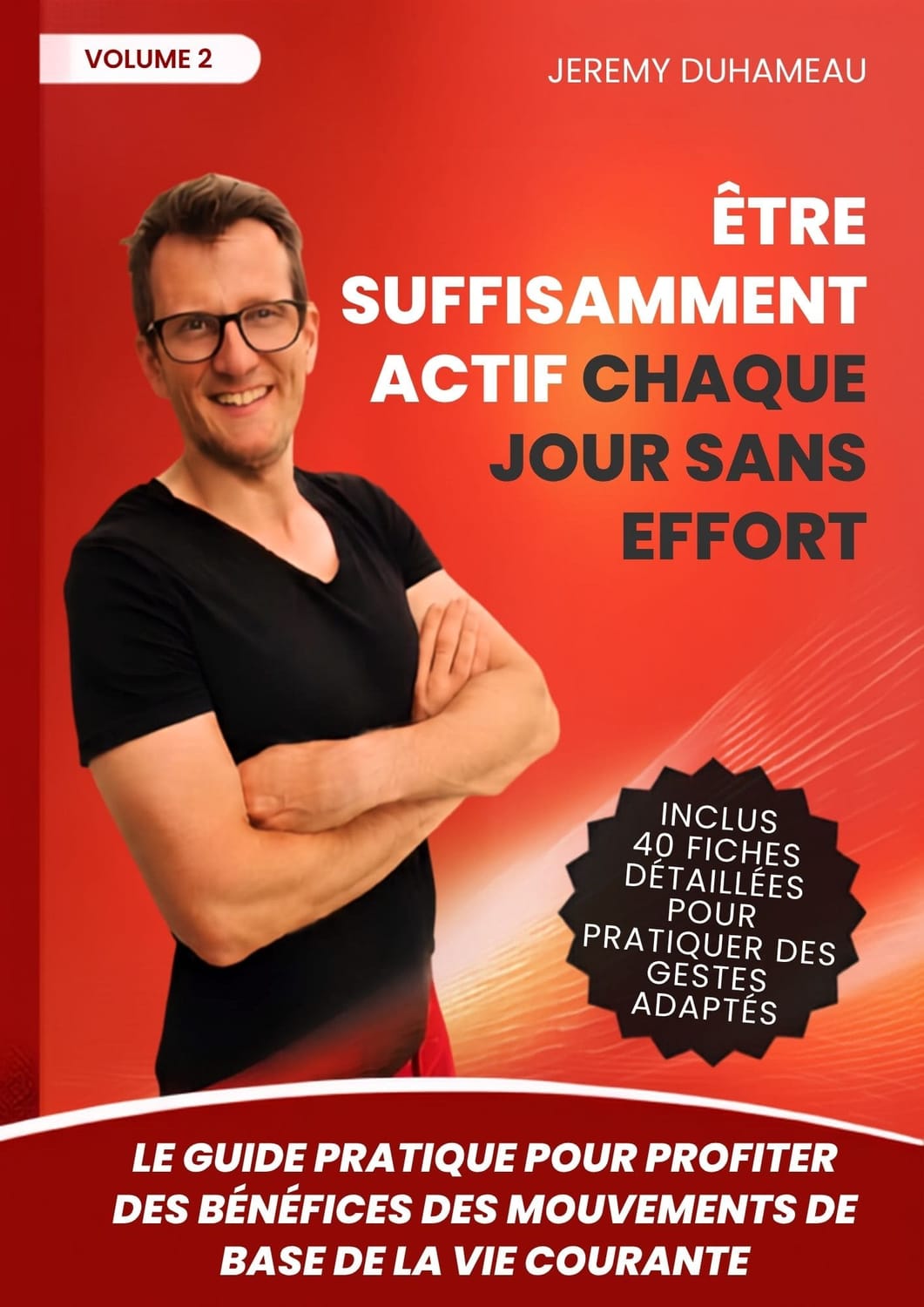 Couverture du livre "Être suffisamment actif chaque jour sans effort" de Naturelavie