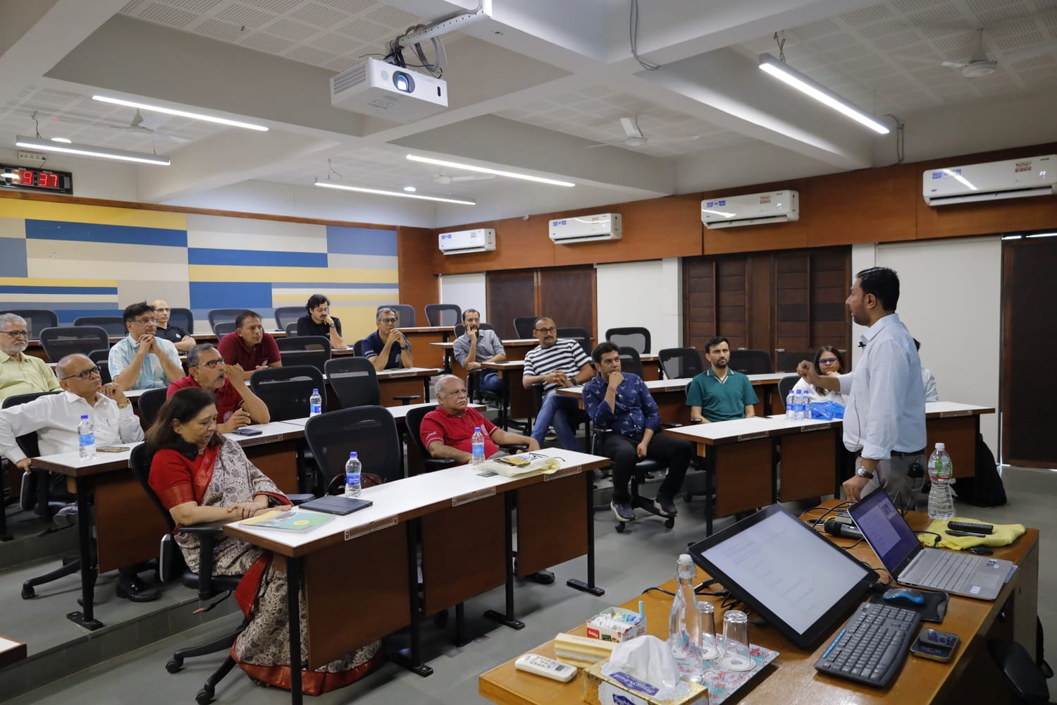 Engaging the room
